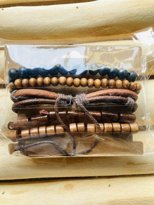 Conjunto 5 Pulseiras homem