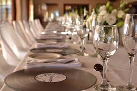 Discos de vinil para decoração e convites de casamento