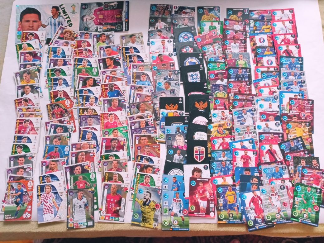 Karty pikarskie naklejki Panini ogromny zestaw