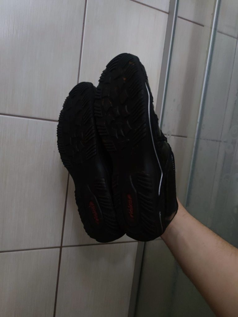 buty damskie 41 mokasyny półbuty Rieker sneakersy woman laufer czarne