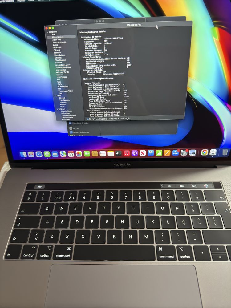 Apple Macbook 15” 1TB SSD 32GB RAM