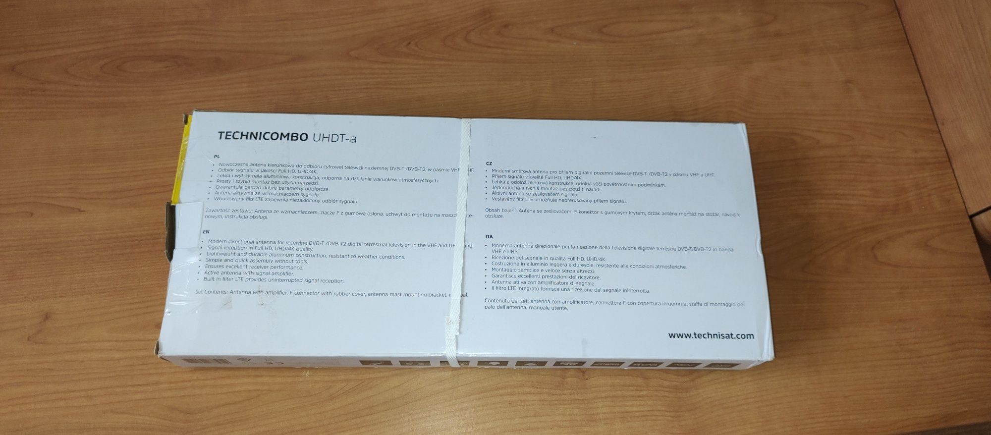 Antena kierunkowa technicombo telewizji naziemnej  dekoder dvbt2 pilot