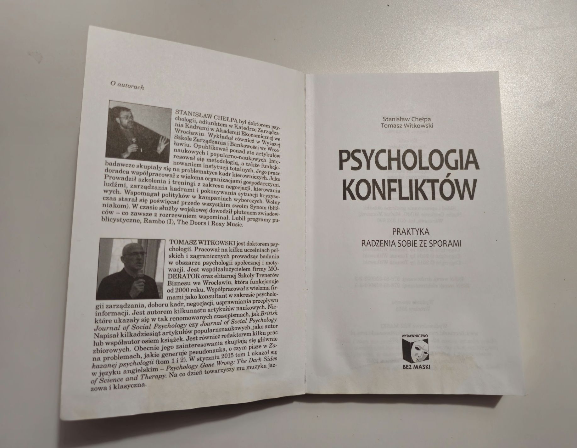 Psychologia konfliktów - Chełpa, Witkowski