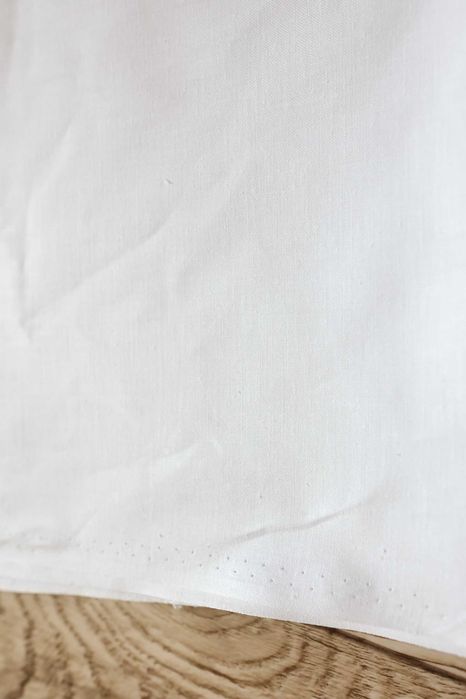 Biały bawełniany materiał 2 m x 5,40 m