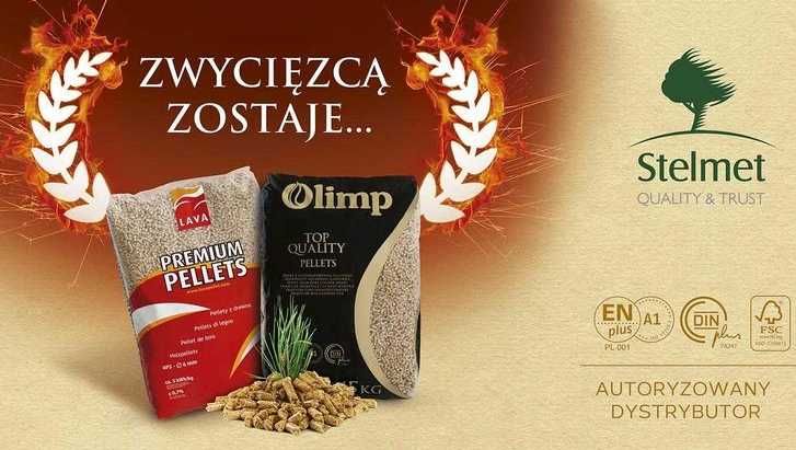 Pellet drzewny 6’mm Olimp i Lava Najwyższa Jakość-Transport Gratis