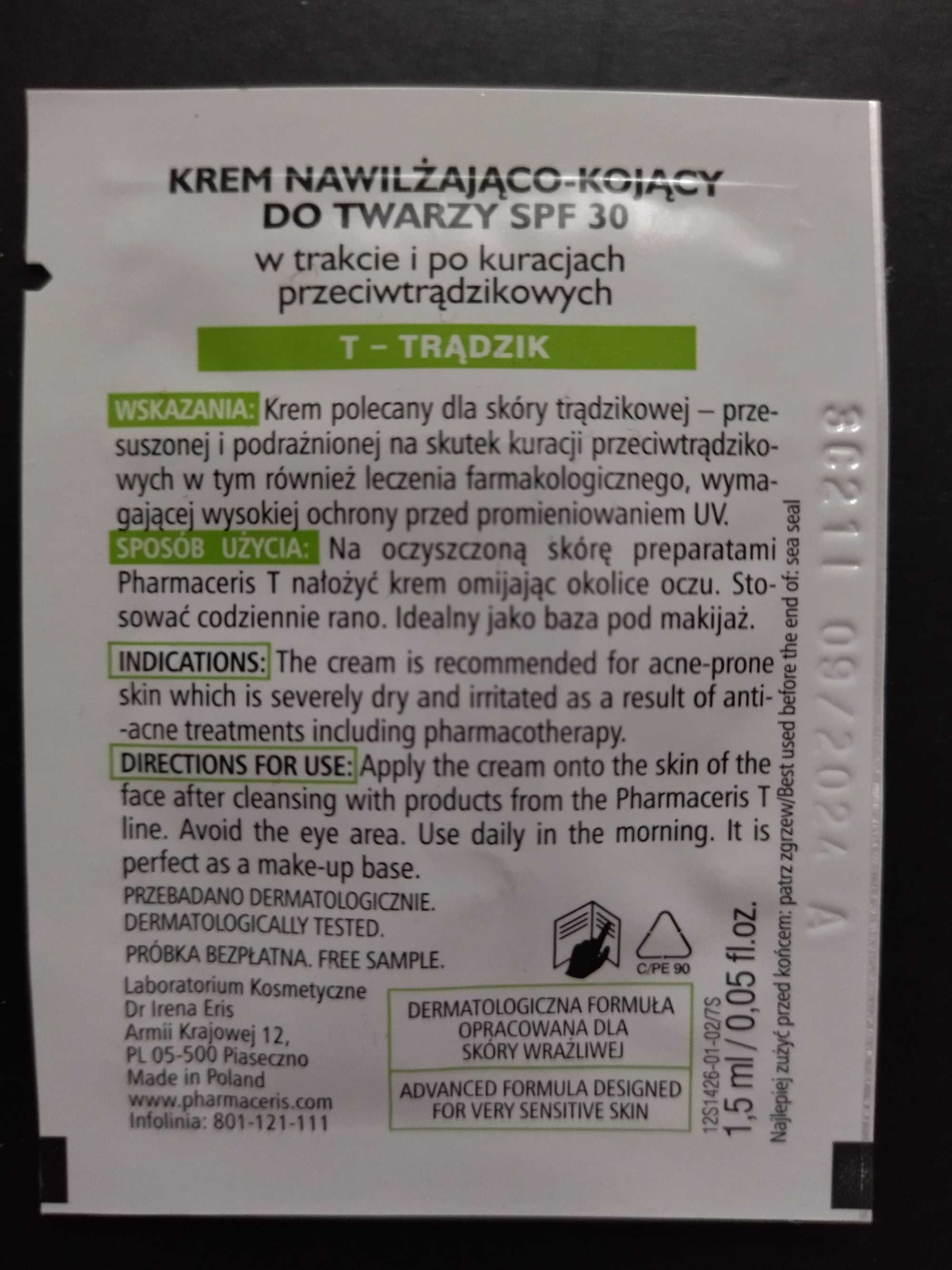 Pharmaceris T   krem na trądzik 37.5 ml Tanio