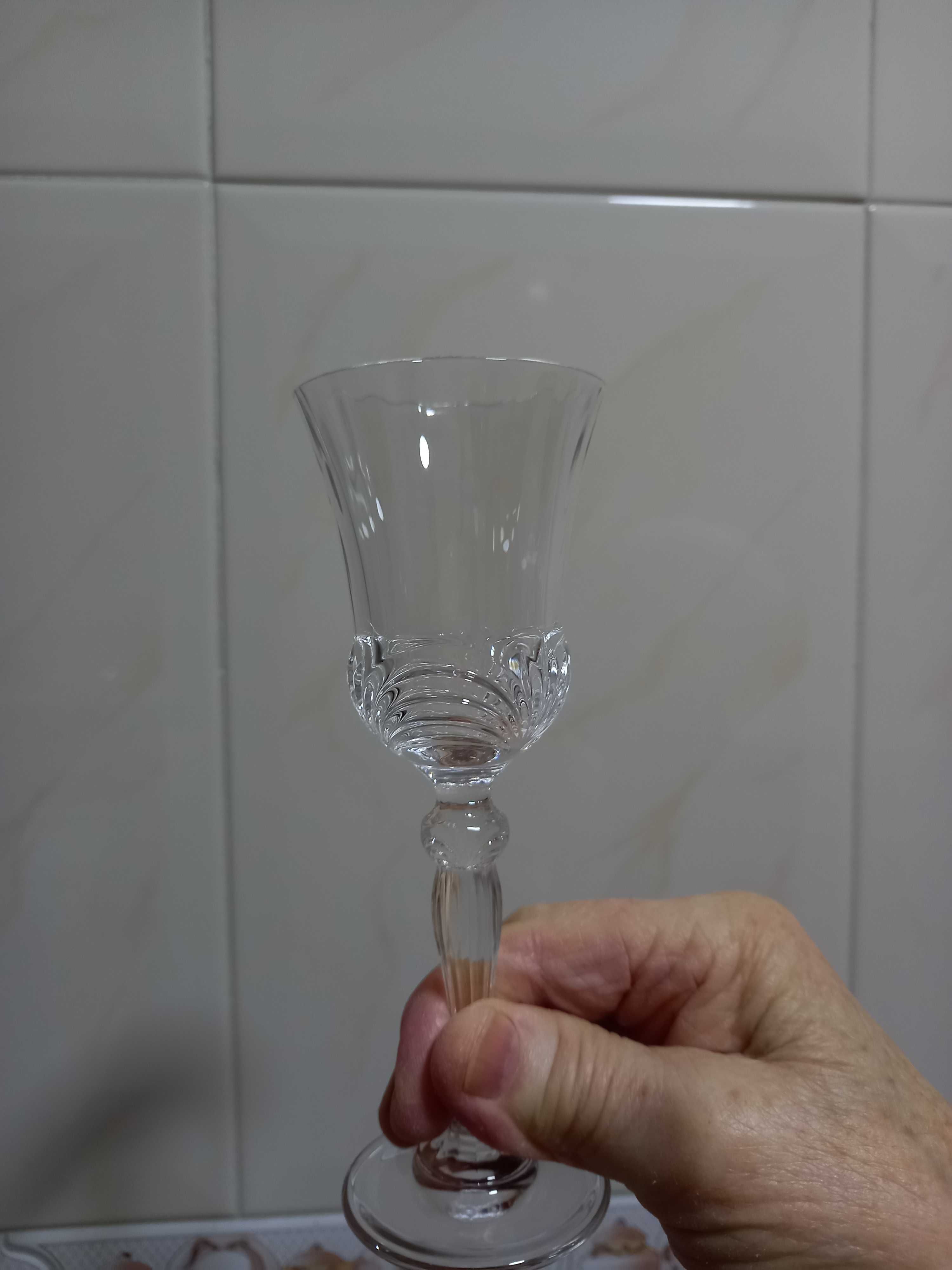5 Copos de licor de design vintage novos, nunca usados