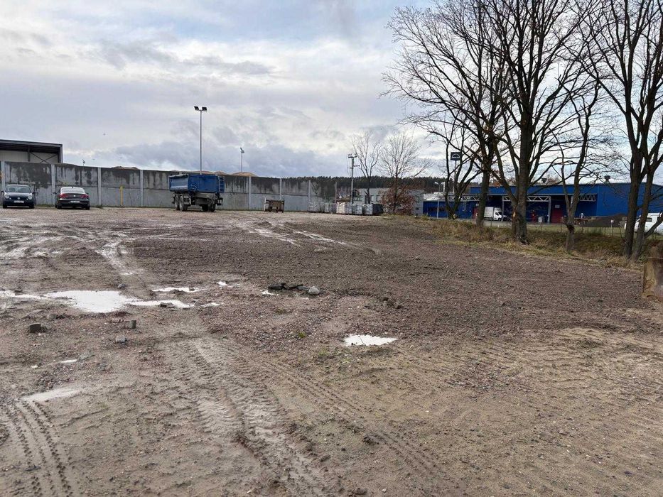 Utwardzony plac o powierzchni 3000 m2 - Gdańsk ul. Jabłoniowa