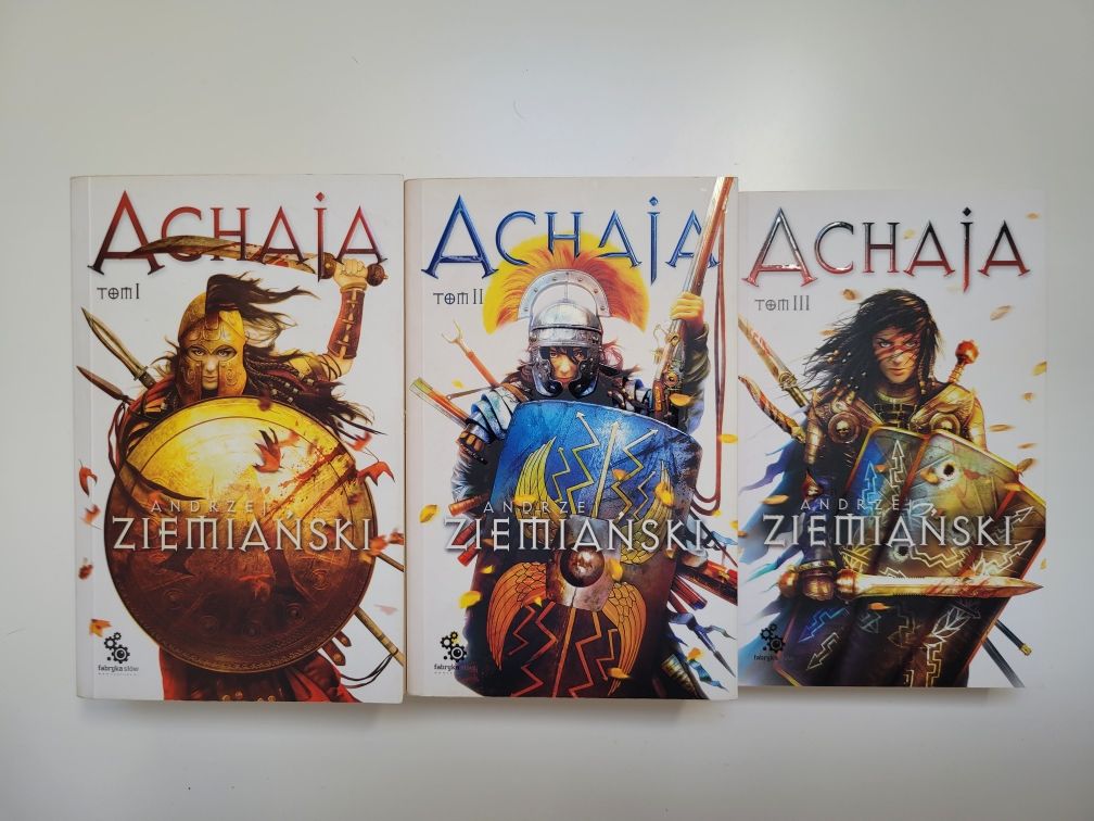 Achaja 1-3 Andrzej Ziemiański KOMPLET