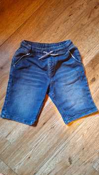 Kròtkie jeansowe Spodenki George chłopięce  7-8lat. 122-128