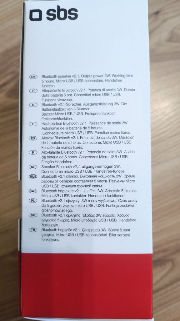 Głośnik bluetooth sbs