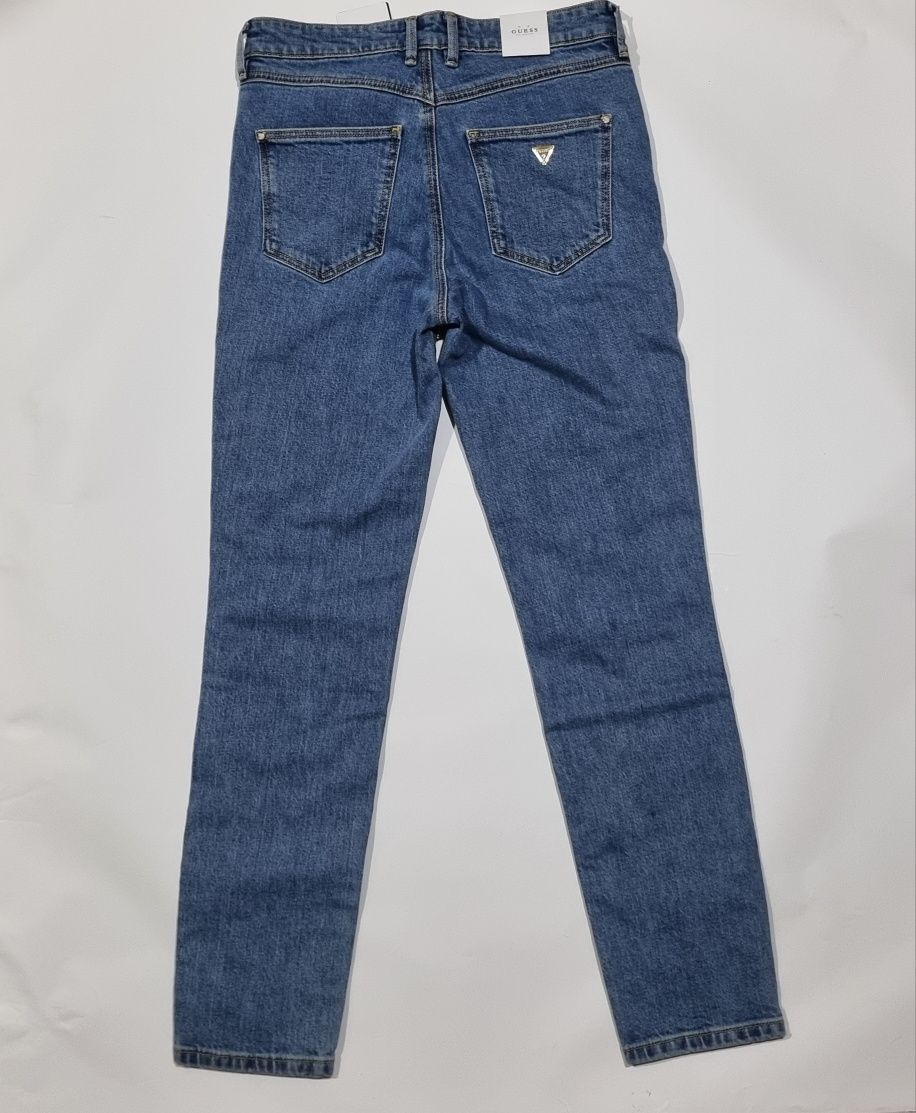 Dżinsy jeansy Guess Diamante Embellished 1981 Skinny Slim Fit Jeans