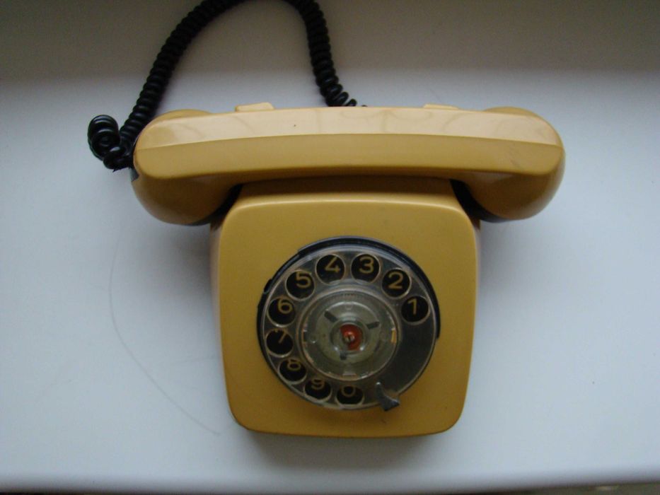 Старый дисковый телефон ТА-600 Респром Белоградчик 1988 г.в., Болгария