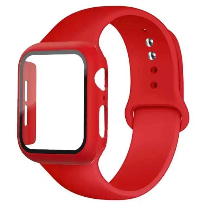 Бампер і ремінець для Apple Watch чехол ремешок силиконовий