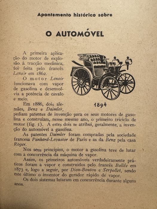 O Automóvel, como é feito, como funciona de J. Vasconcelos