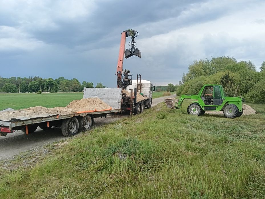 Scania R 420 124L HDS Palfinger 16000L chwytak UDT zestaw z przyczepa