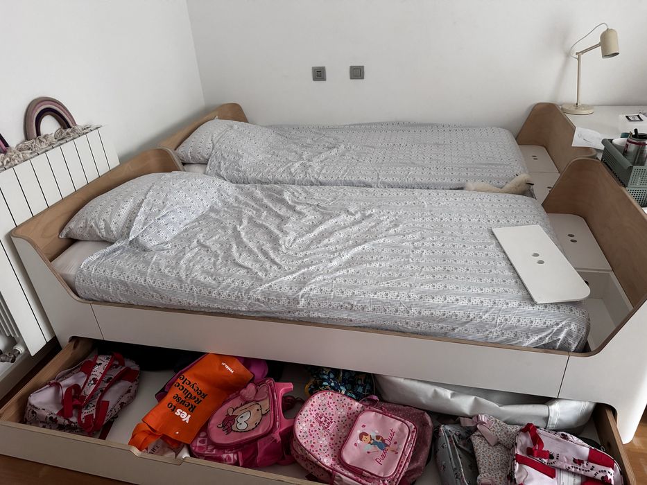 Conjunto de 2 Camas Infantis com Arrumação – La Redoute – €380