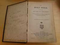 Bíblia Sagrada antiga/coleção ano 1885 Novo e velho testamento