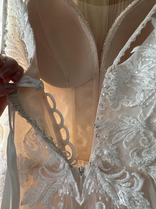 Suknia ślubna xxs gorset