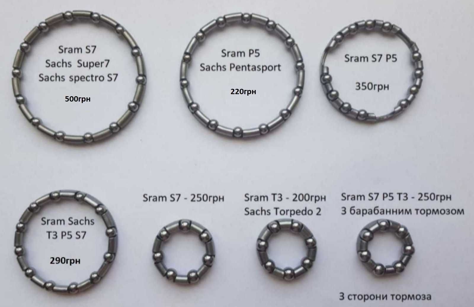 Подшипники Підшипники Sram Sachs S7 P5 T3 віночок підшипник