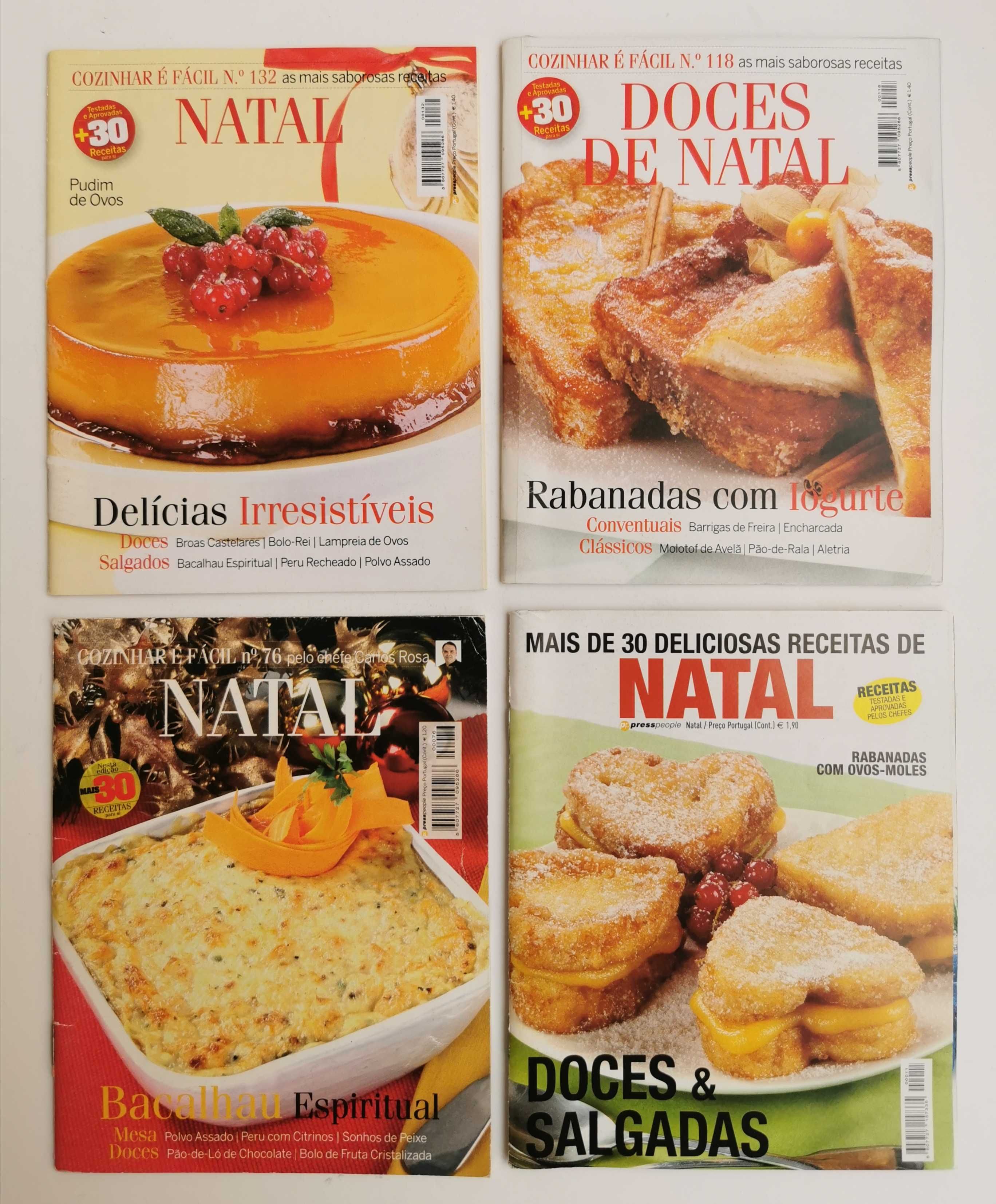 4 REVISTAS DE RECEITAS CULINÁRIAS PARA O NATAL: