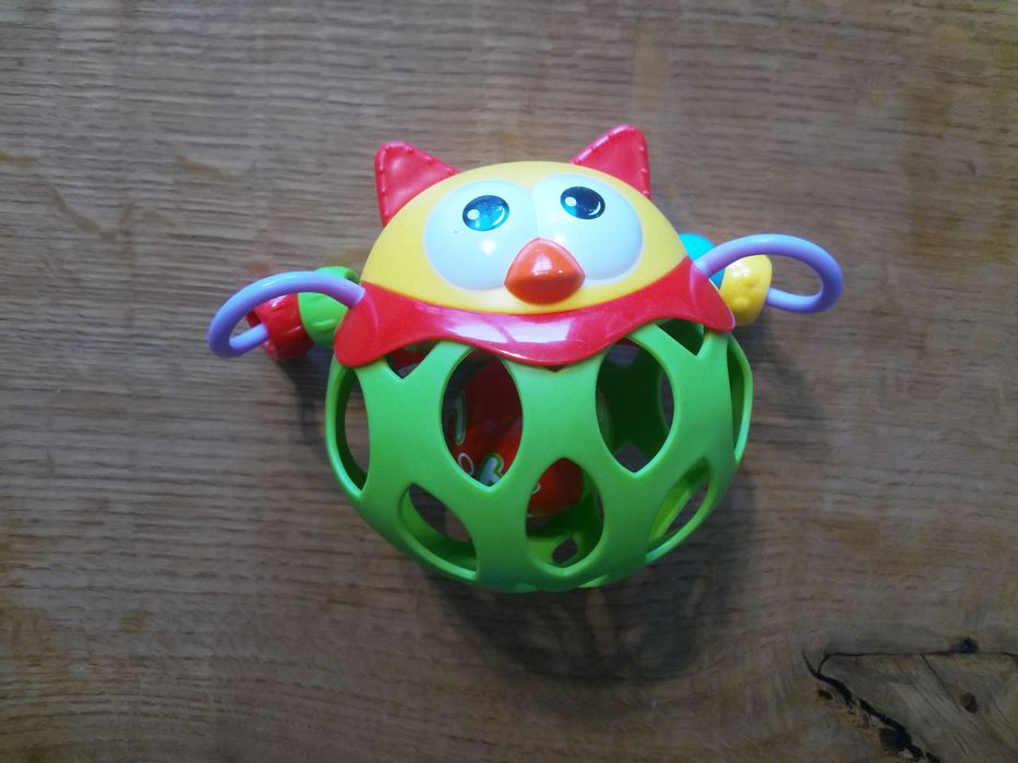 Grzechotka multisensoryczna gryzak Jokomisiada Sowa + gratis!