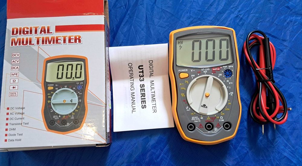 Цифровой мультиметр 33D +генератор сигнала, прозвонка, тест транзистор