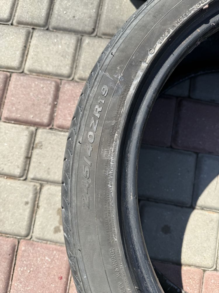 Шини різноширокі 275 35 R19, 245 40 R19