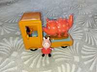 Samochód świnki Peppy auto świnka Peppa figurki dinozaur Peppa