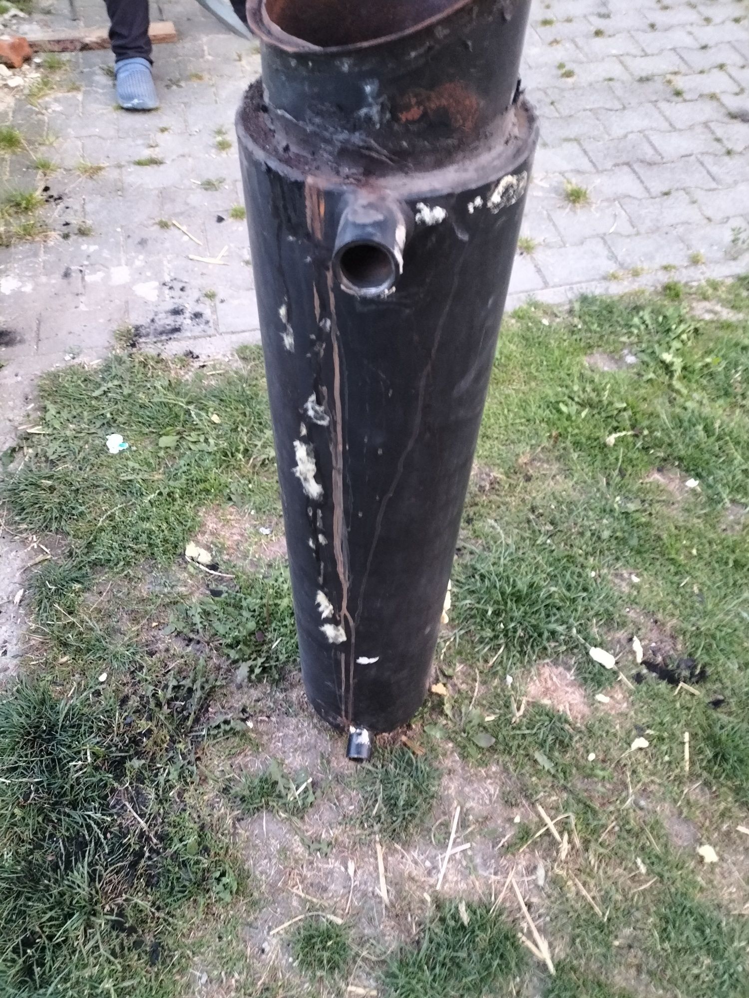Odzysk ciepła z komina kominek piec