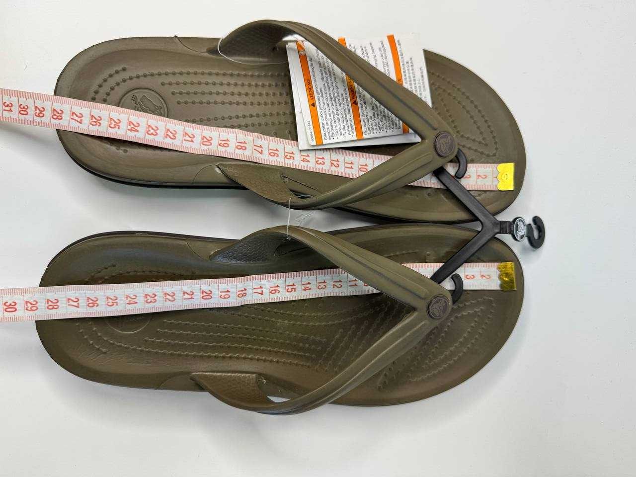 Crocs Crocband Flip walnut Крокси М4/W6 М7/W9 М9/W11 Уцінка! №10089