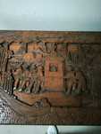 Arca de madeira antiga trabalhada