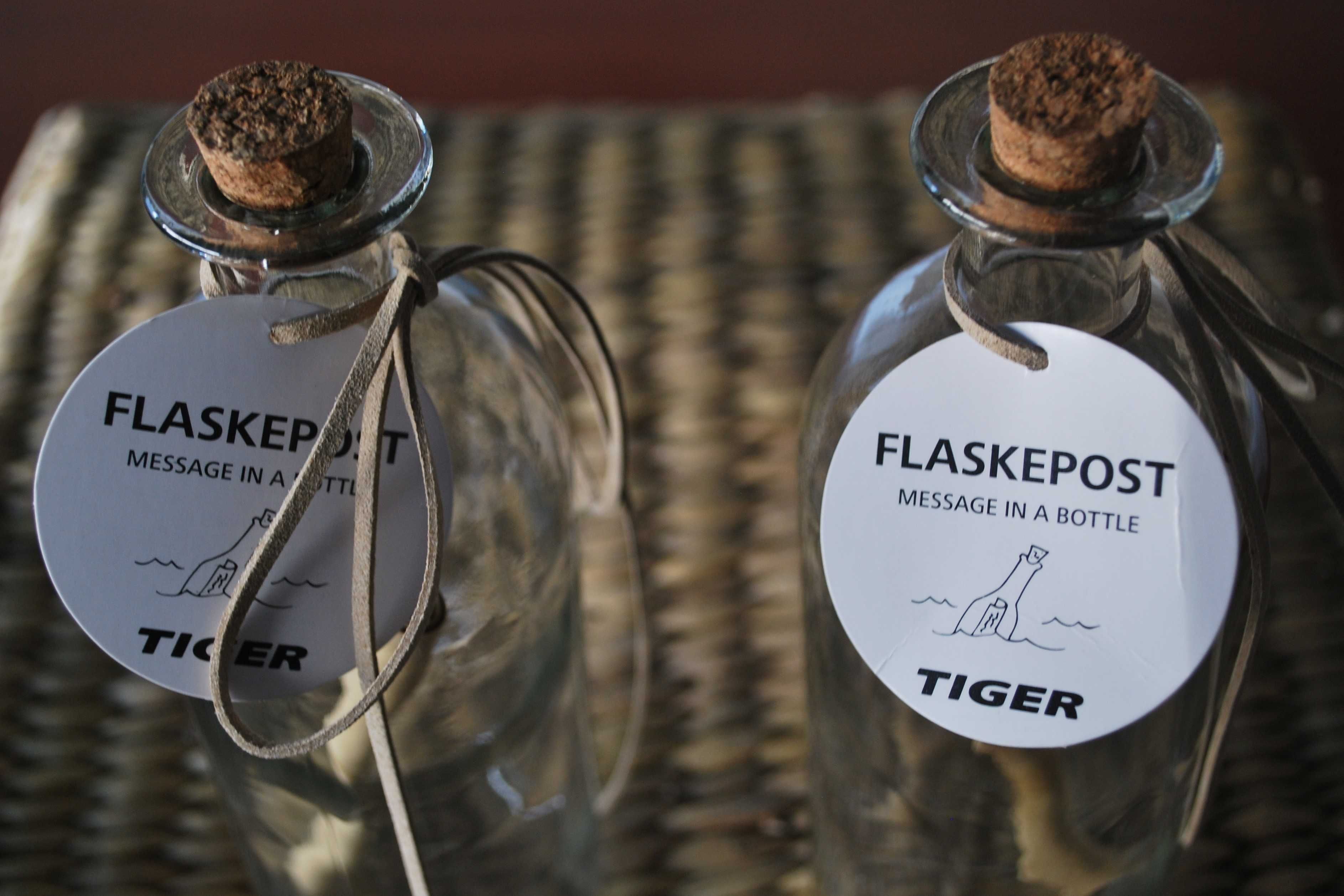 Mensagem (Para Escrever) no Frasco (Flaskepost) da Tiger Portugal, Sa