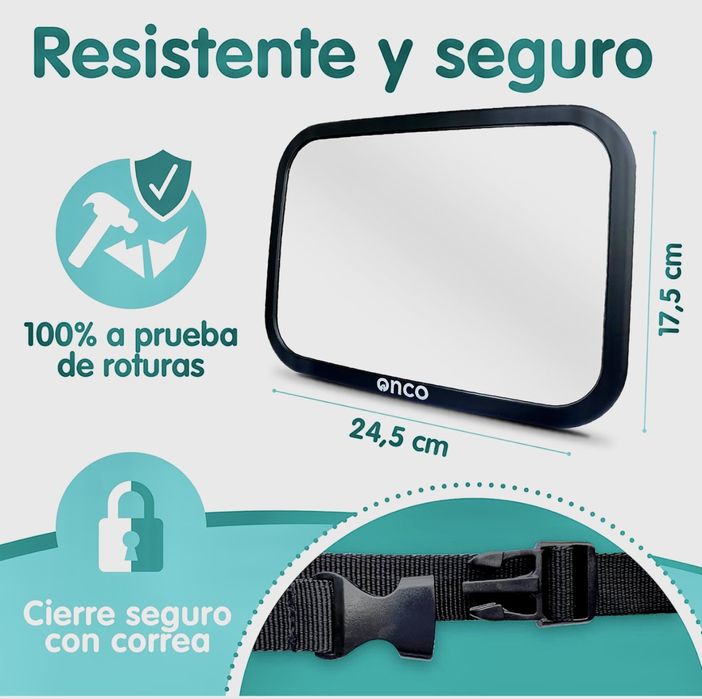 Espelho retrovisor bebé