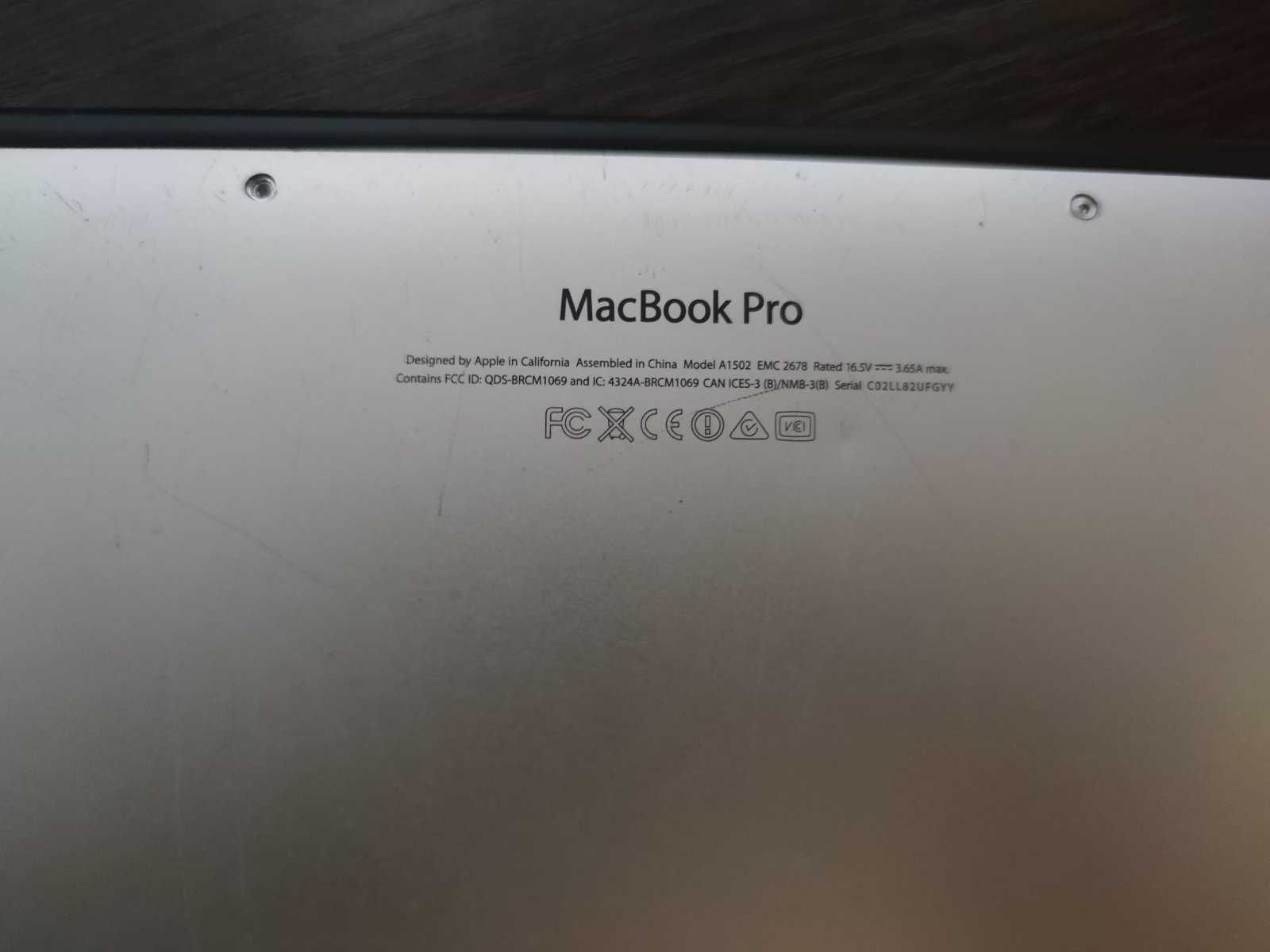 MacBook Pro 13 a1502 4ram  матриця з дефектом