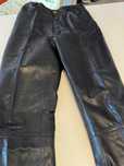 calças de couro/ leather trousers bike LADY size 29