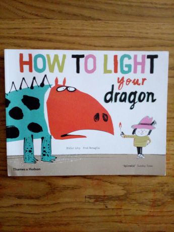 Книга для дітей англійською, про хлопчика і дракона