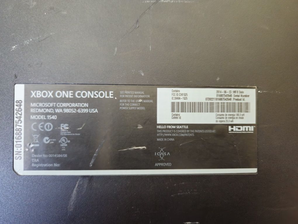 Продам XBOX ONE 365GB