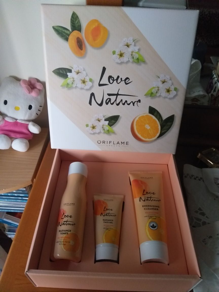 Conjunto de 3 Produtos da ORIFLAME ALPERCE E LARANJA Orgânicos