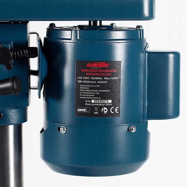 WIERTARKA STOŁOWA kolumnowa słupowa 2200W IMADŁO indukcyjna REGULACJA