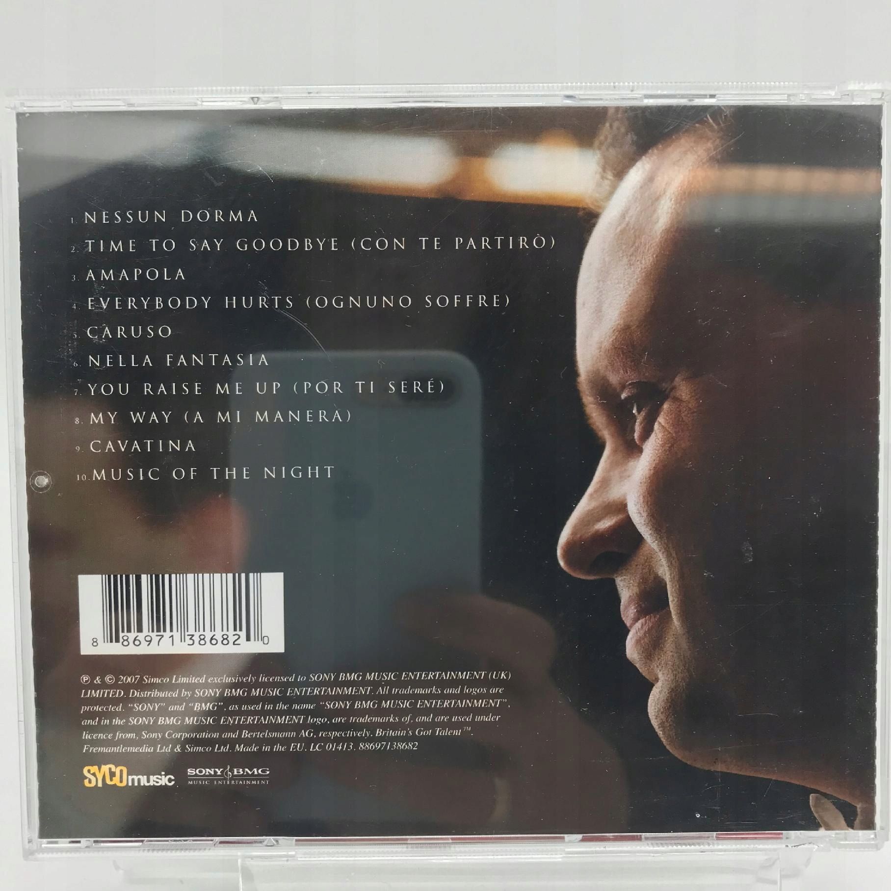 Cd - Paul Potts - One Chance Muzyka Klasyczna 2007