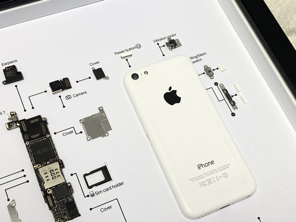 Арт картина iPhone 5C з склом