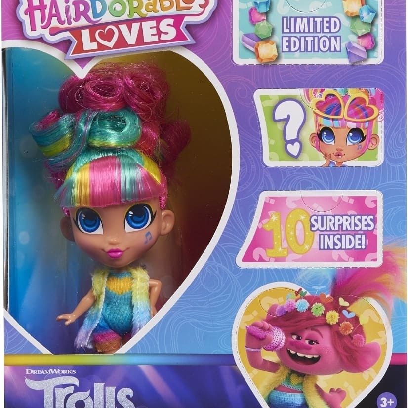 Кукла Hairdorables Loves Trolls Оригинал