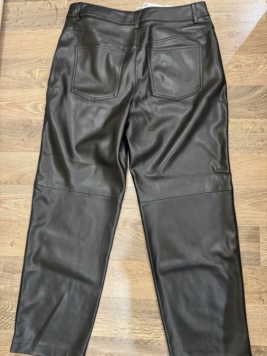 Нові Шкіряні штани Mango 42 eur