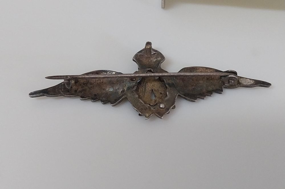 Pin em prata Royal Air Force