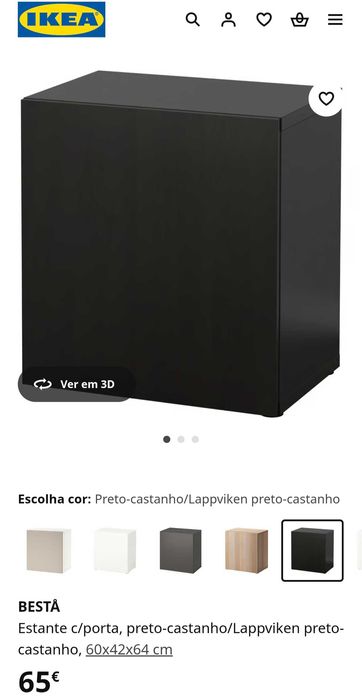 Estantes de parede Besta Ikea