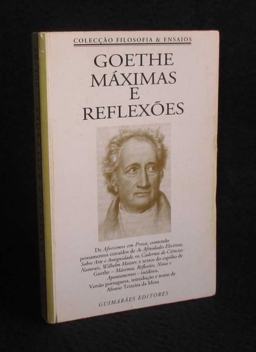 Livro Goethe Máximas e Reflexões