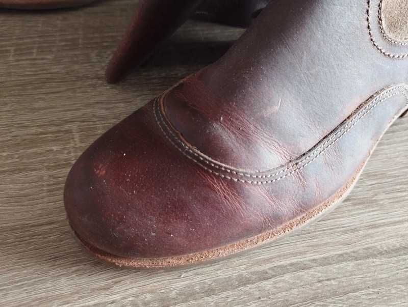 Urocze kozaczki Timberland skóra naturalna 37.5, bdb