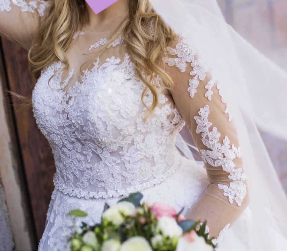 Шикарное Свадебное платье греческого бренда