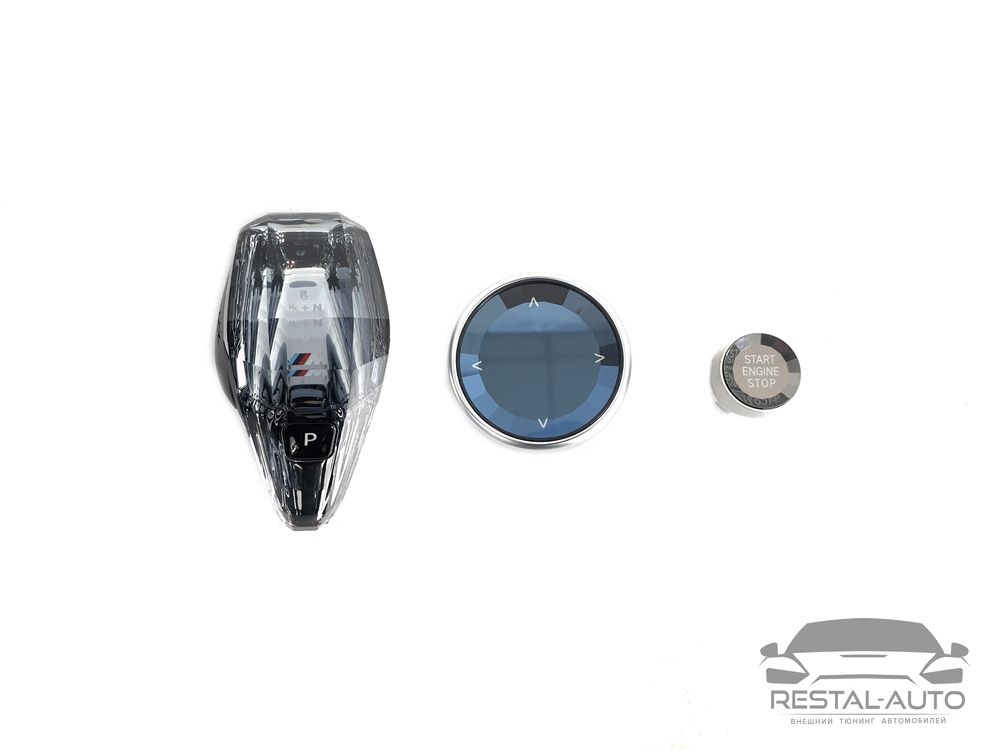 Хрустальный селектор кнопки BMW G30 G32 G12 G01 G02 с лого М ручка